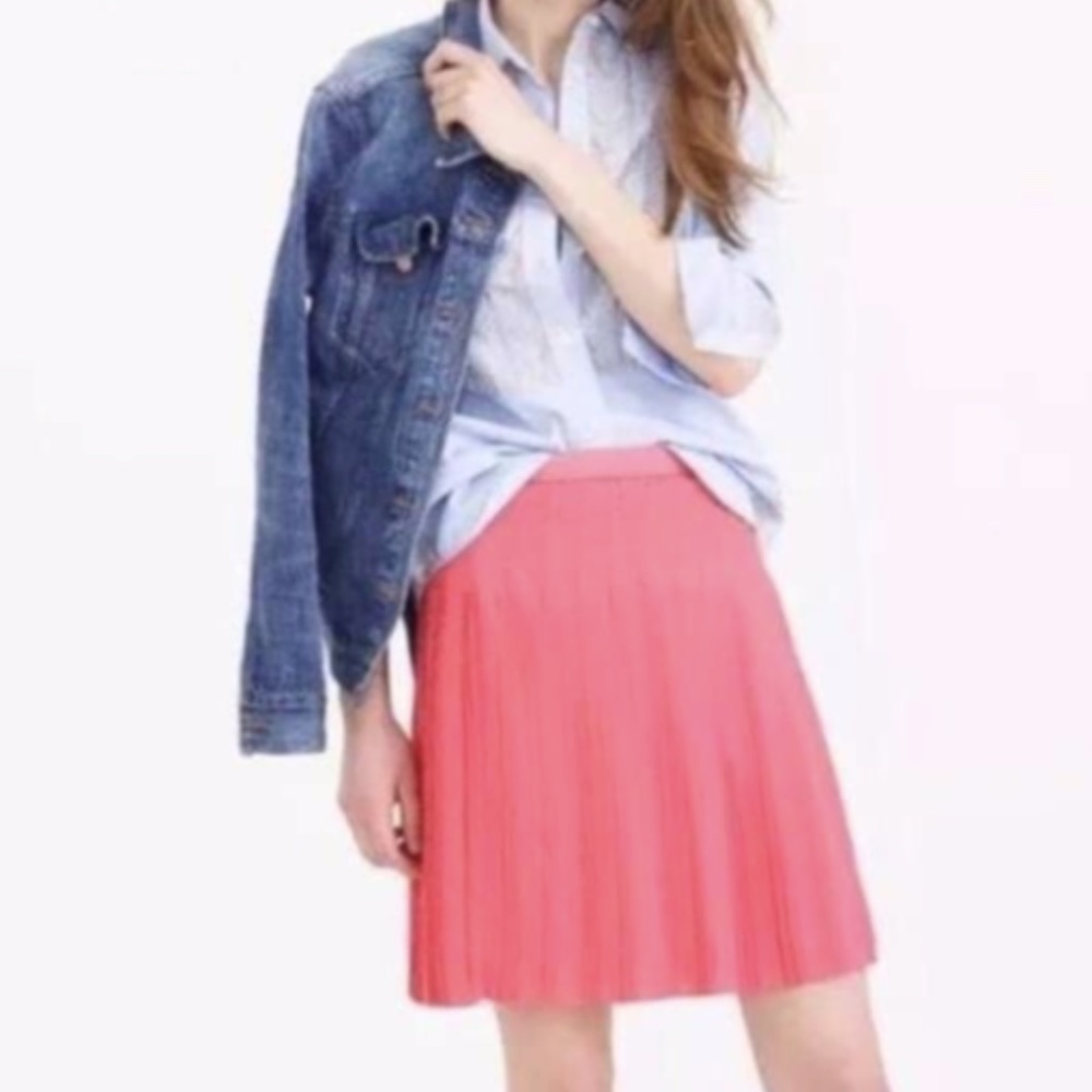 J Crew pleated skirt